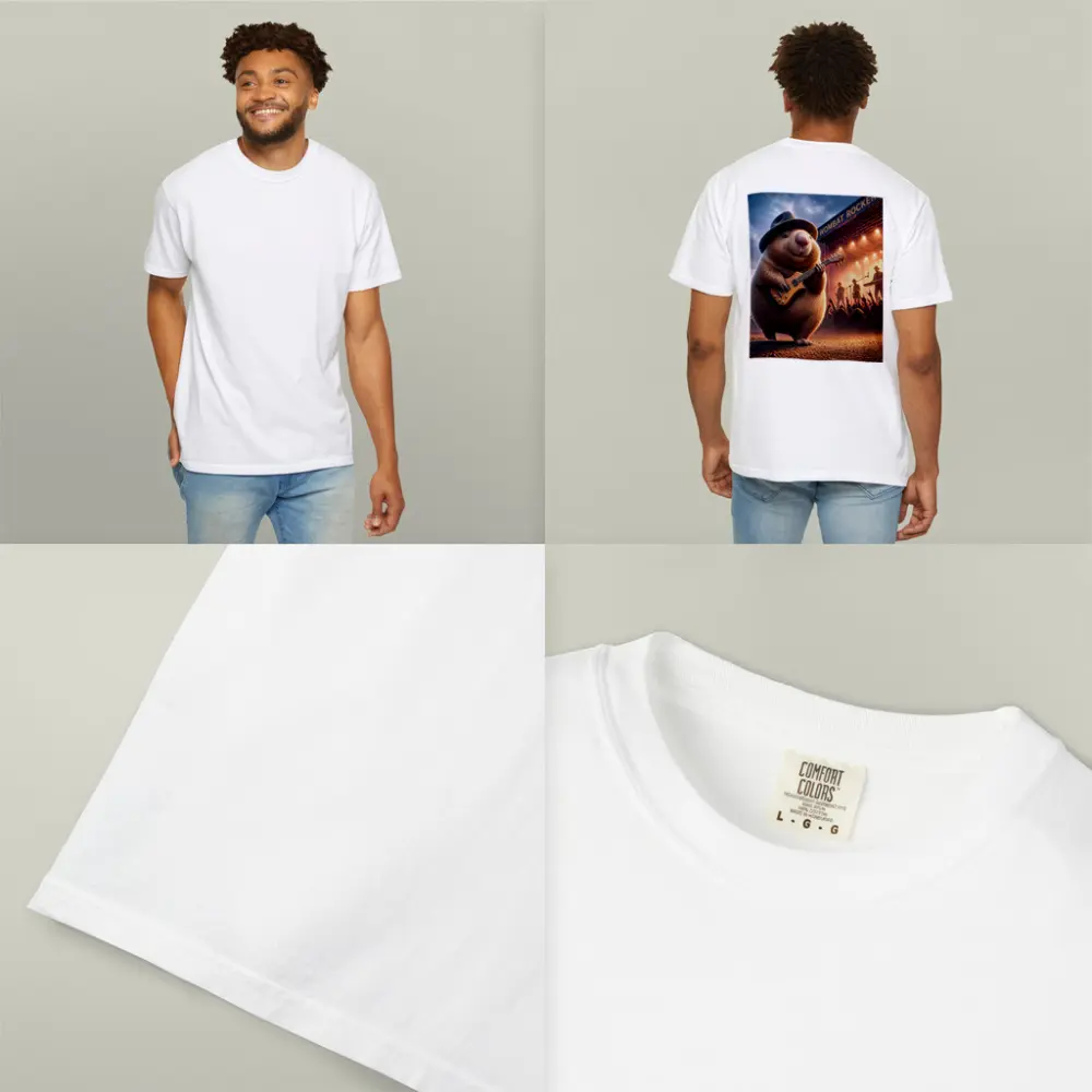 Wombat Rocker Playing Guitar Live Music Club – T-Shirts