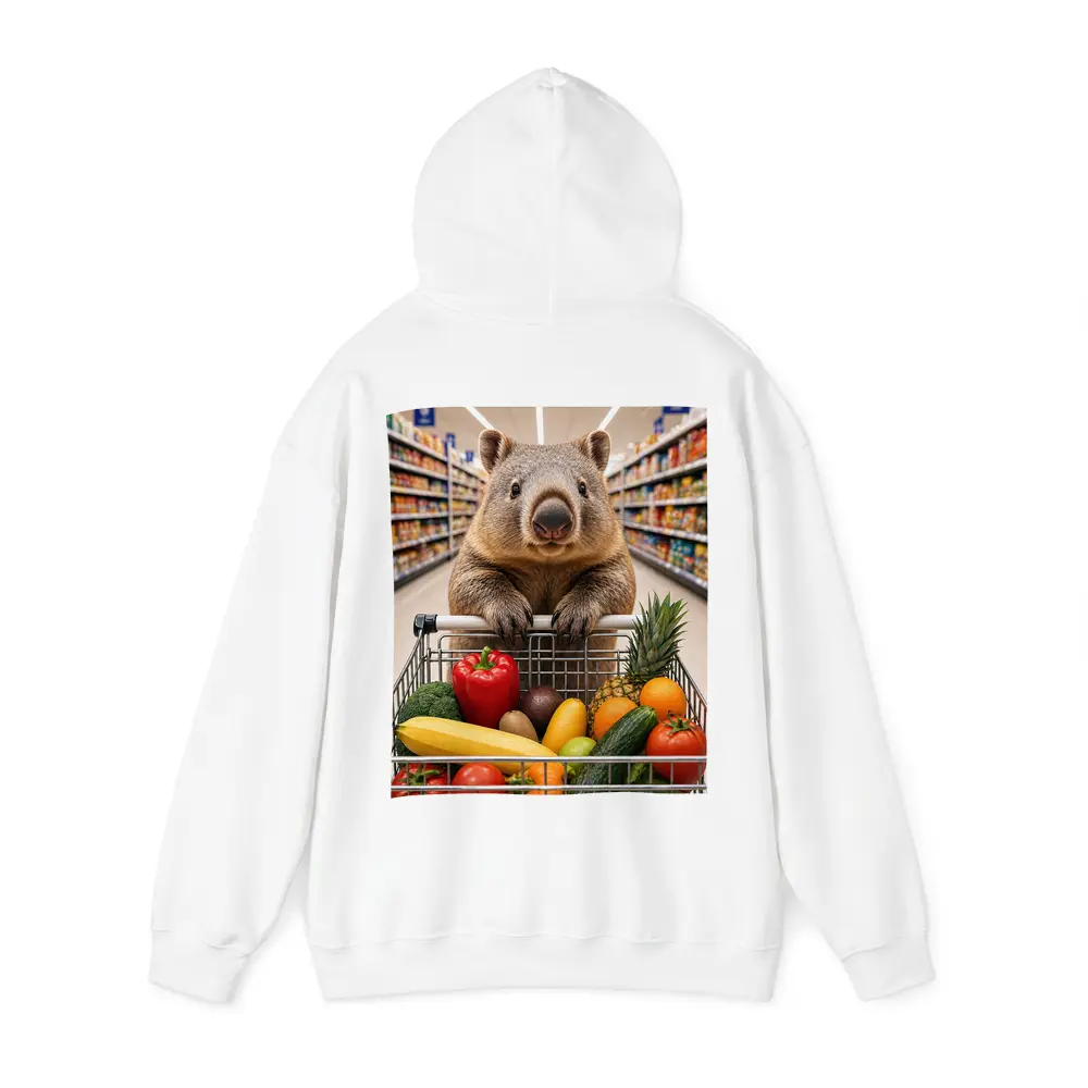 Wombat Shopping Fresh Vegetables Grocery Store – Hoodies
