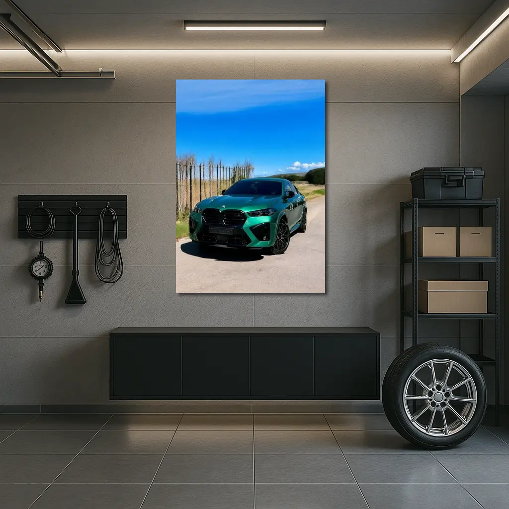 BMW X6M Competition Isle of Man Green Road – Wall Art