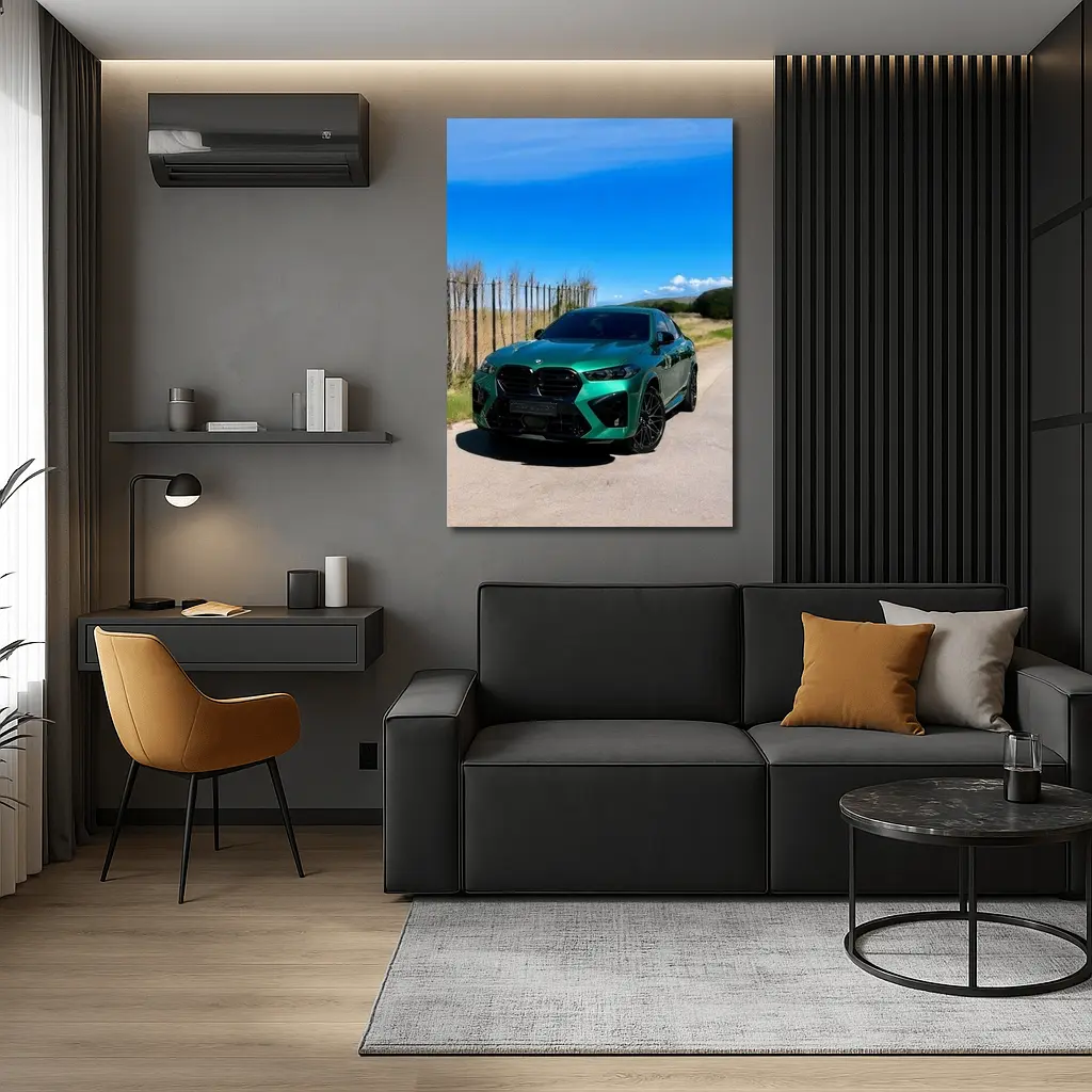 BMW X6M Competition Isle of Man Green Road – Wall Art