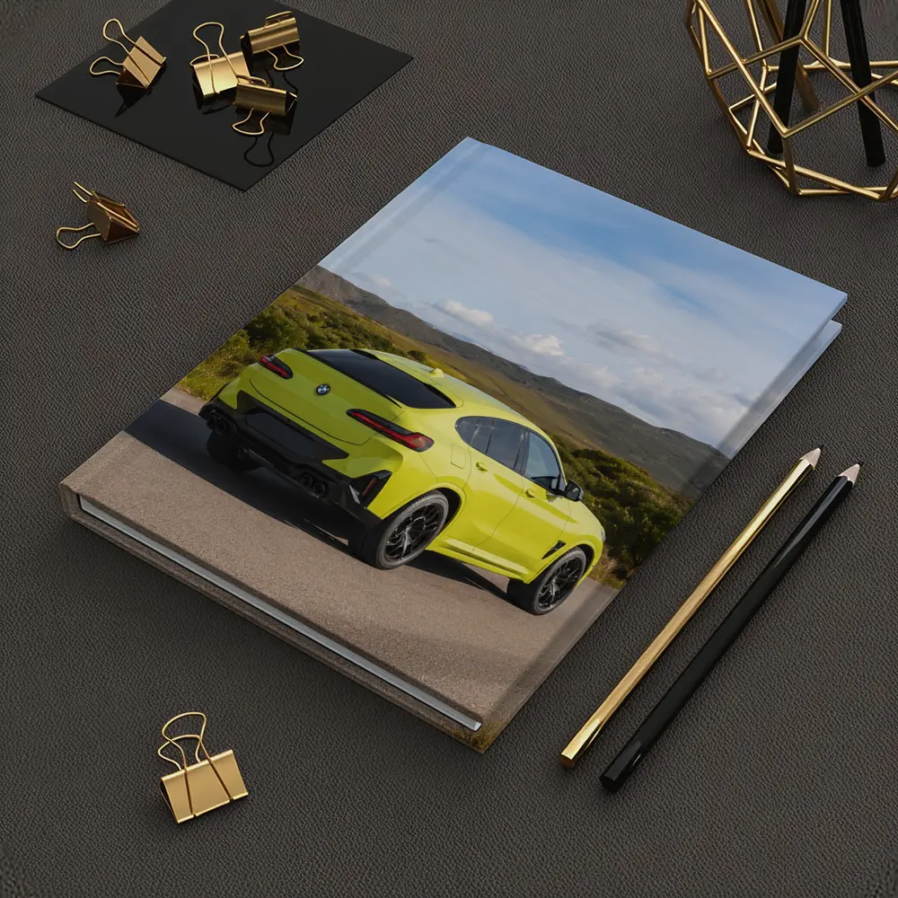 BMW X4 M Yellow On Country Road – Notebooks