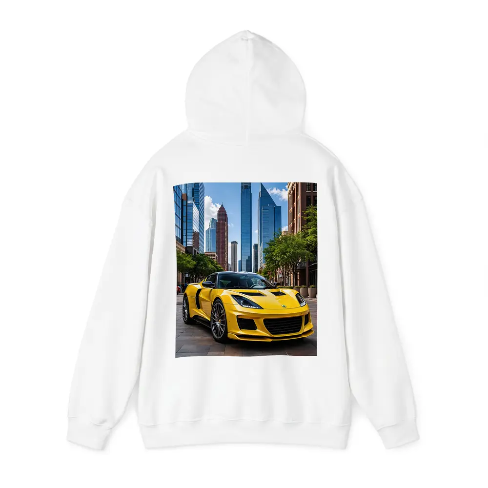 Yellow Lotus Evora City Street Skyline – Hoodies