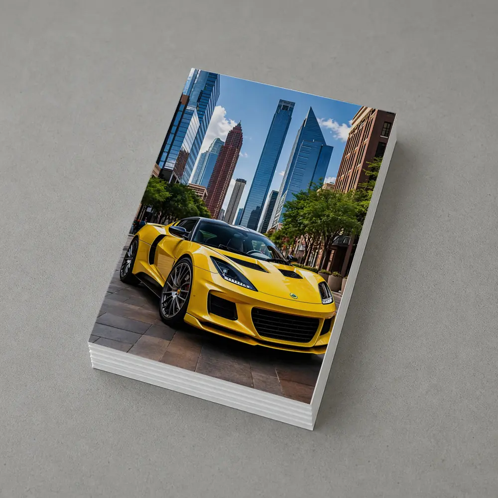 Yellow Lotus Evora City Street Skyline – Postcards