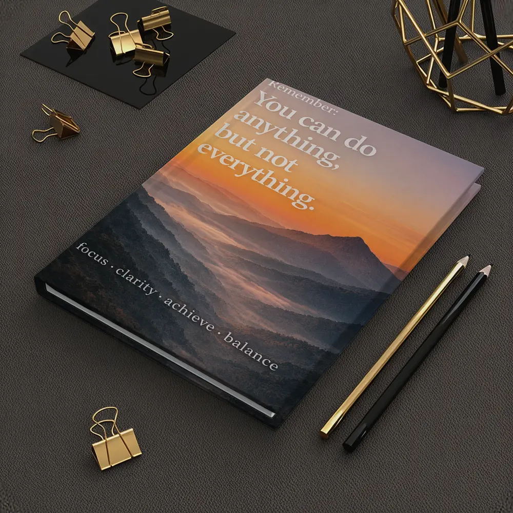 You Can Do Anything Motivational Mountain Sunset – Notebooks