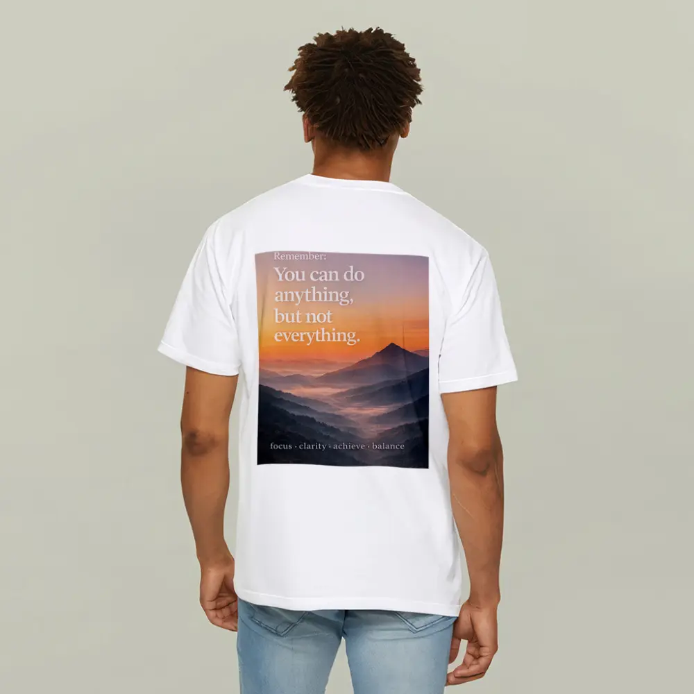 You Can Do Anything Motivational Mountain Sunset – T-Shirts