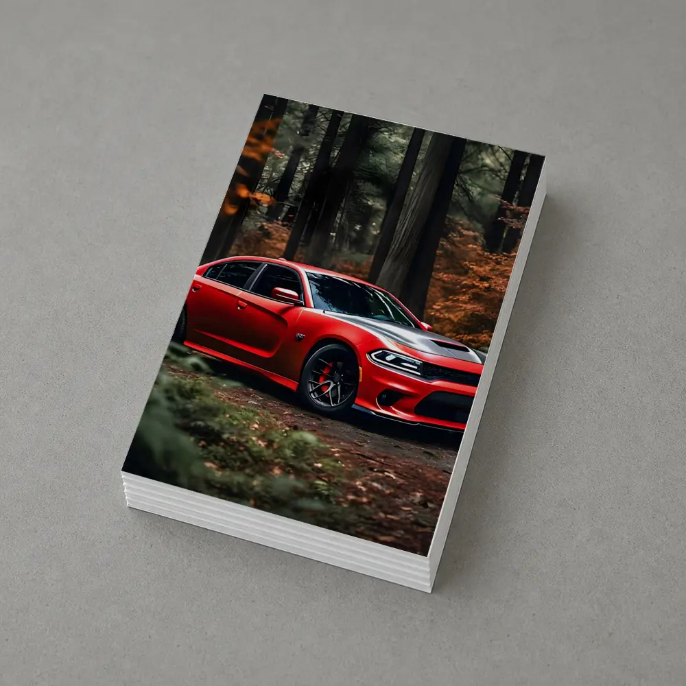 Dodge Charger SRT Hellcat Red Forest – Postcards