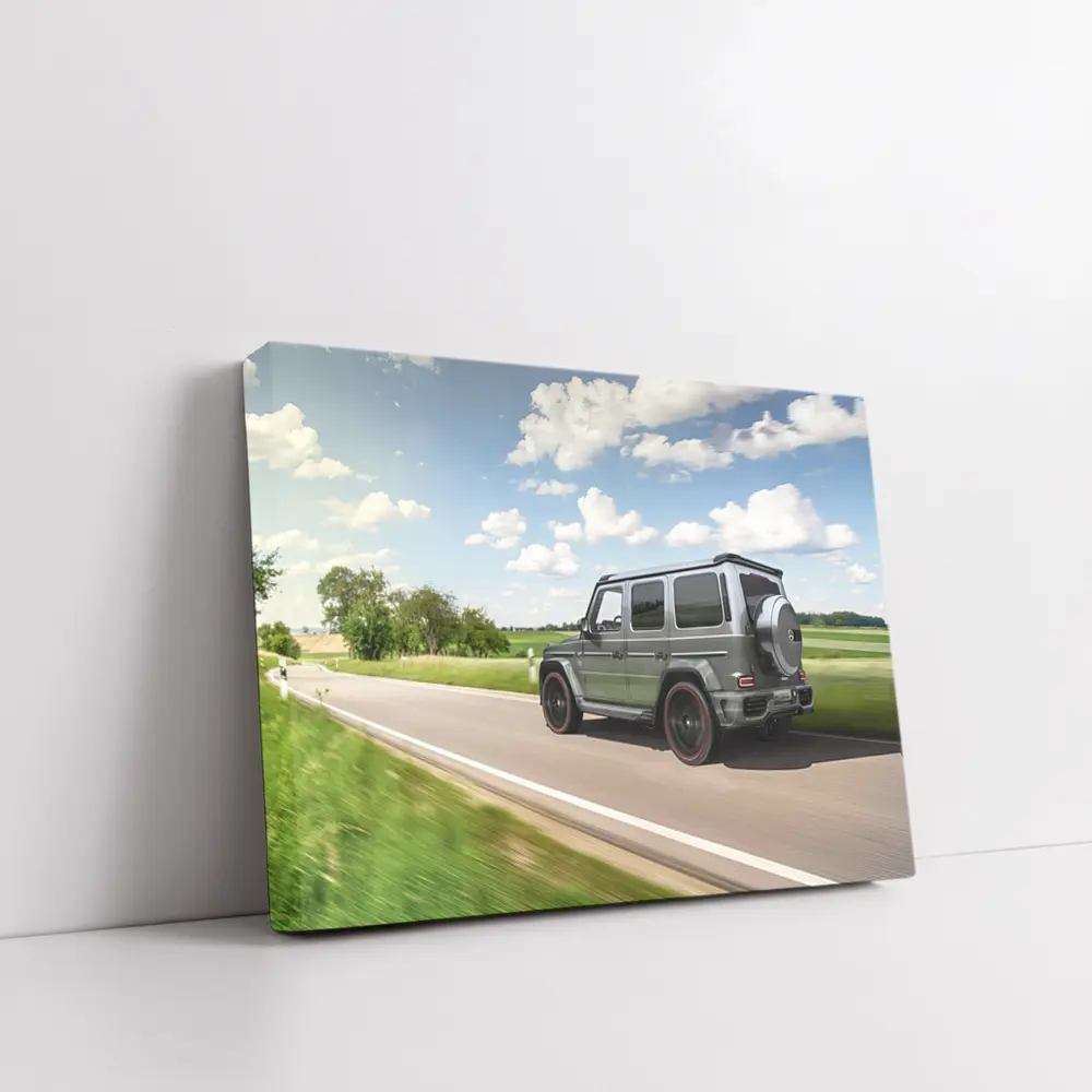 Mercedes-AMG G Wagon Rolling Green Countryside – Wall Art
