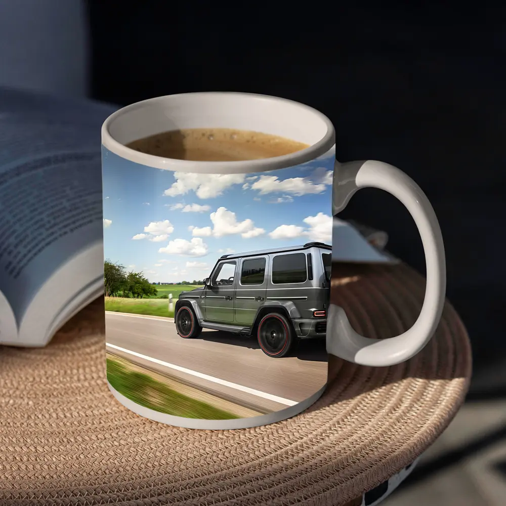 Mercedes AMG G Wagon Rolling Green Countryside – Mugs
