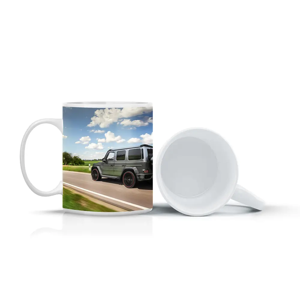 Mercedes AMG G Wagon Rolling Green Countryside – Mugs
