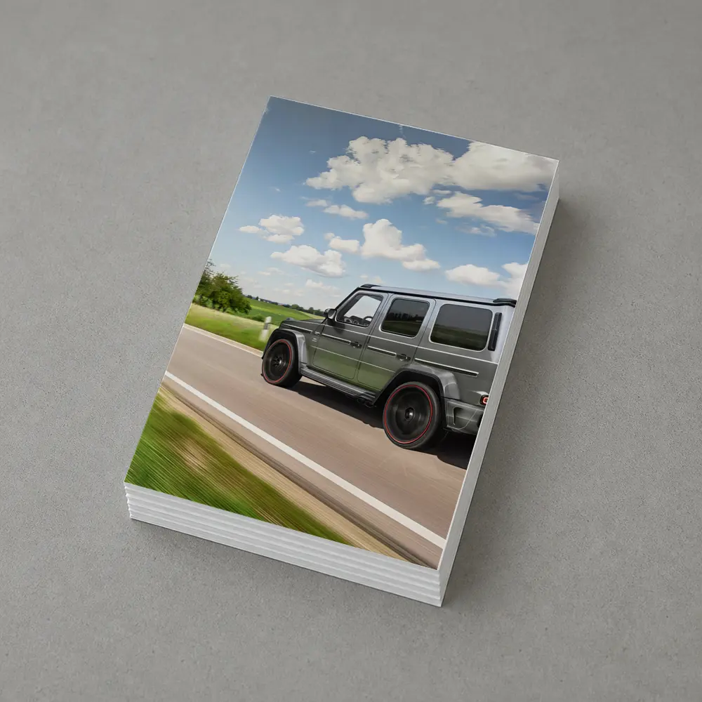Mercedes AMG G Wagon Rolling Green Countryside – Postcards