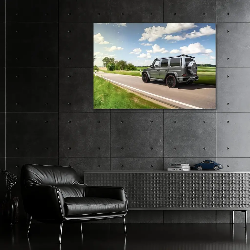Mercedes-AMG G Wagon Rolling Green Countryside – Wall Art