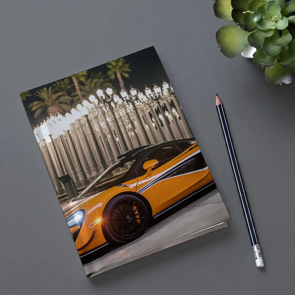 McLaren 570S Orange Night City Lights – Notebooks