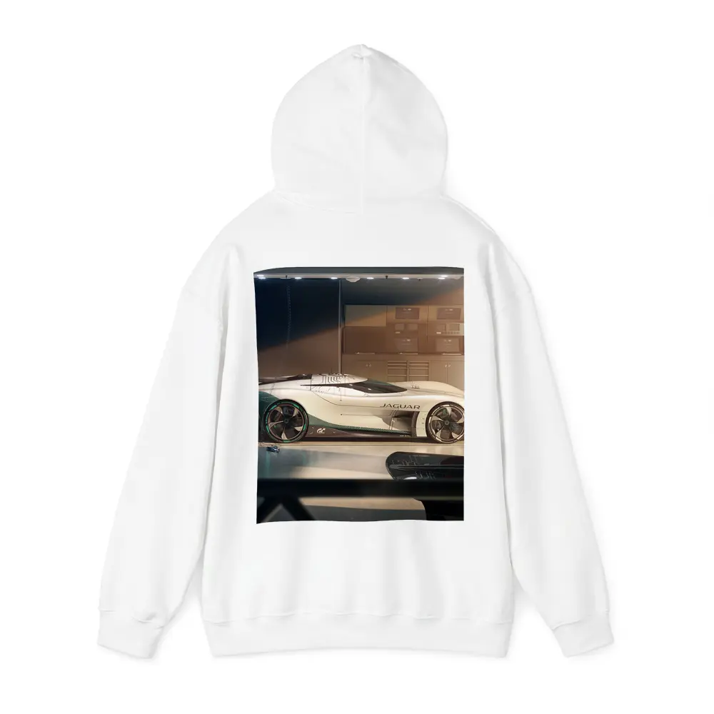 Jaguar Vision Gran Turismo Concept Car Garage – Hoodies