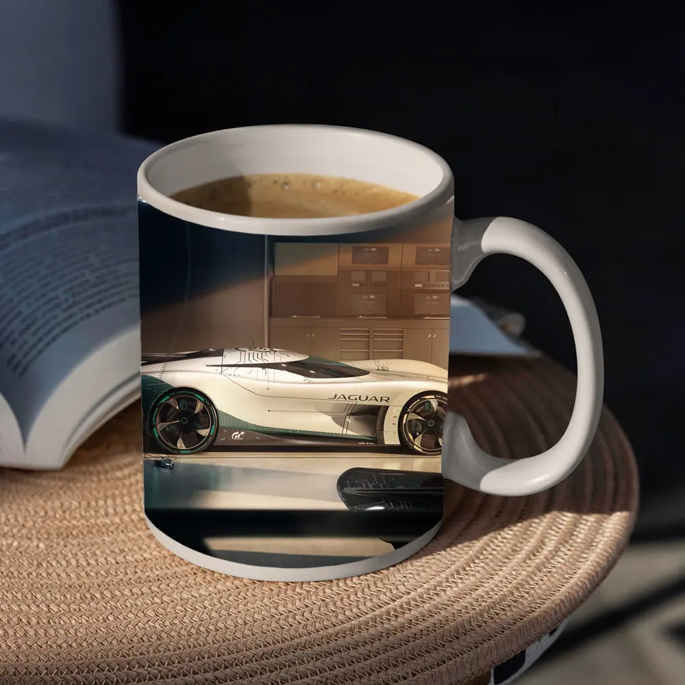 Jaguar Vision Gran Turismo Concept Car Garage – Mugs