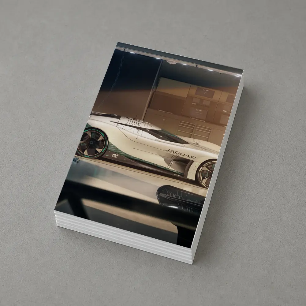 Jaguar Vision Gran Turismo Concept Car Garage – Postcards
