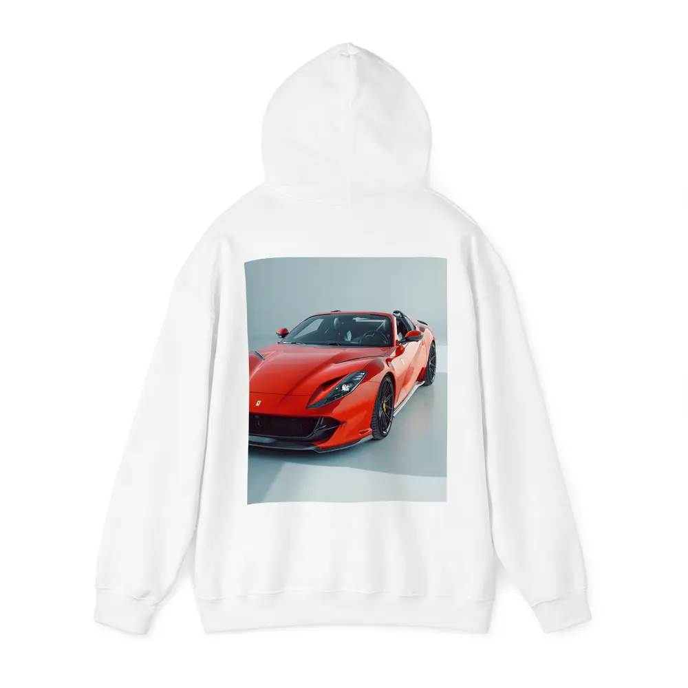 Ferrari 812 Superfast Red Studio Shot – Hoodies