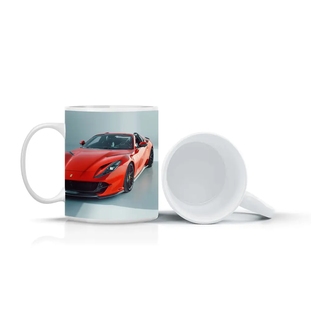Ferrari 812 Superfast Red Studio Shot – Mugs