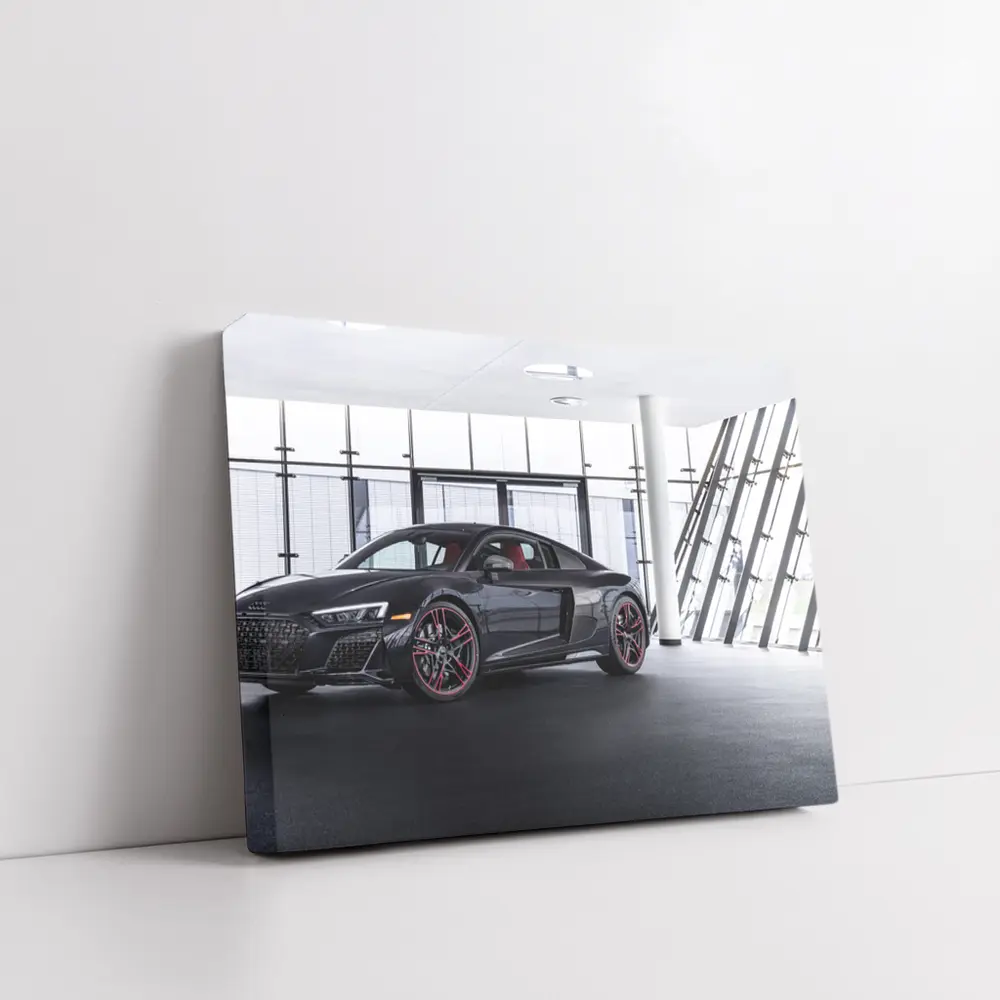 Audi R8 Black Supercar Indoor Showroom – Wall Art
