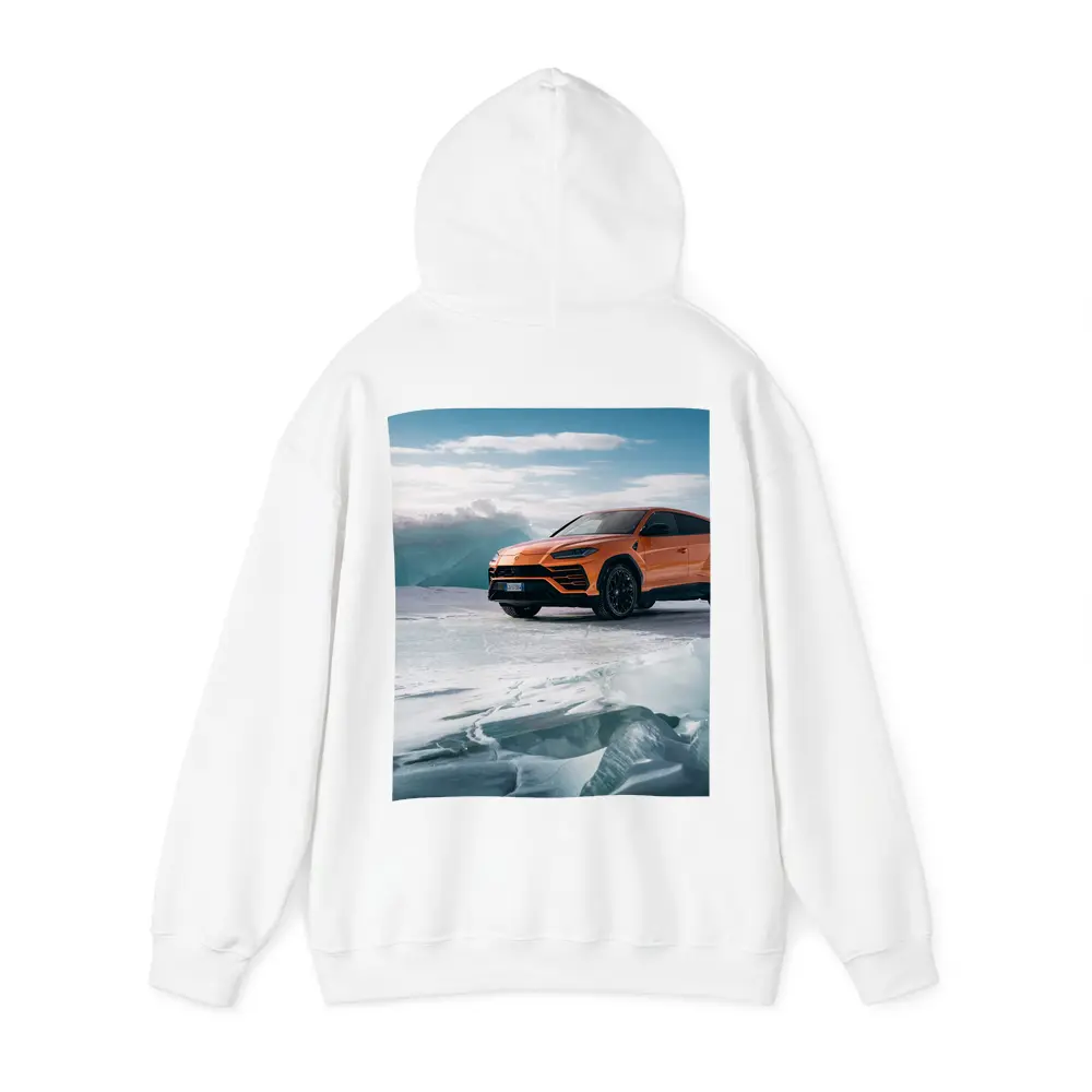 Lamborghini Urus Orange SUV On Ice – Hoodies