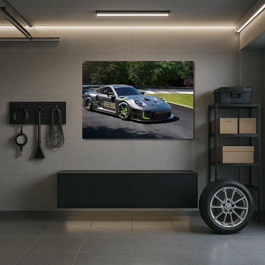 Porsche 911 GT2 RS Race Track – Wall Art
