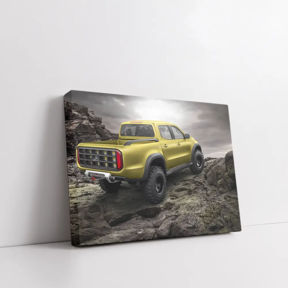 Mercedes X Class Truck Rocky Terrain – Wall Art