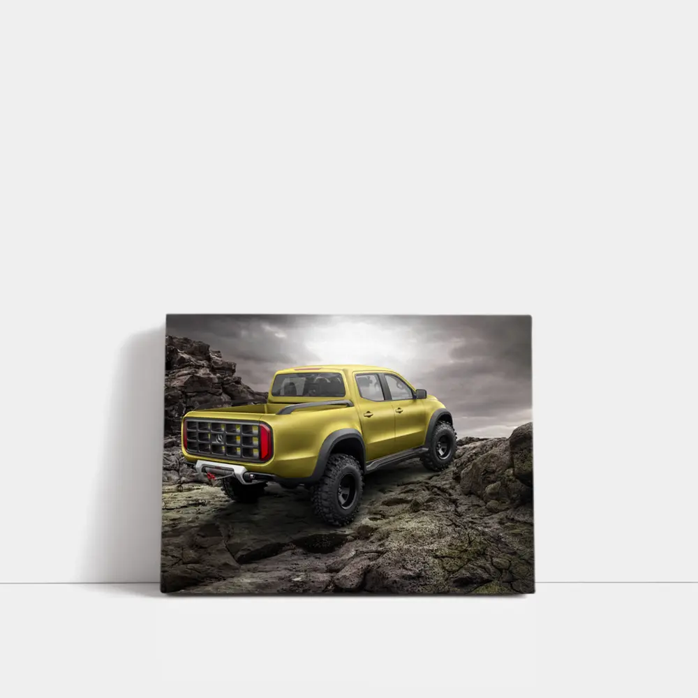 Mercedes X Class Truck Rocky Terrain – Wall Art