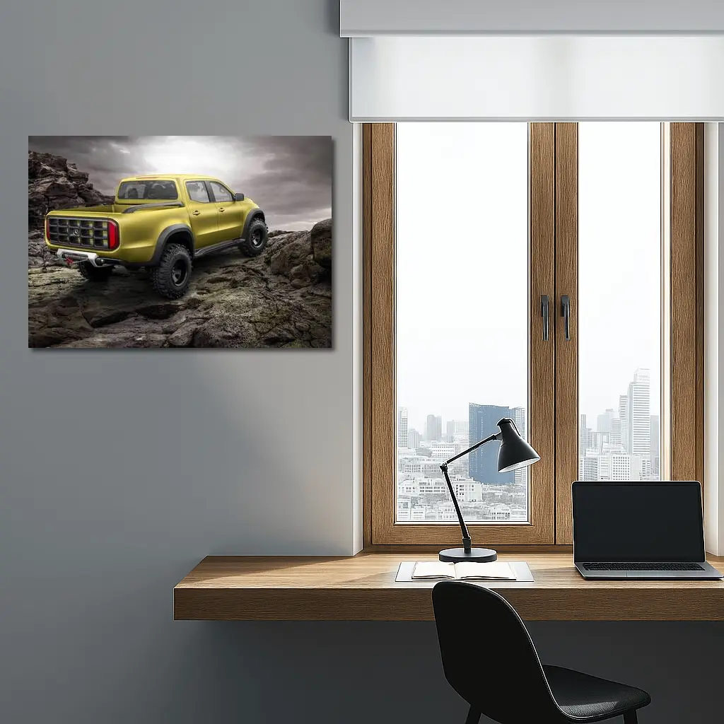 Mercedes X Class Truck Rocky Terrain – Wall Art