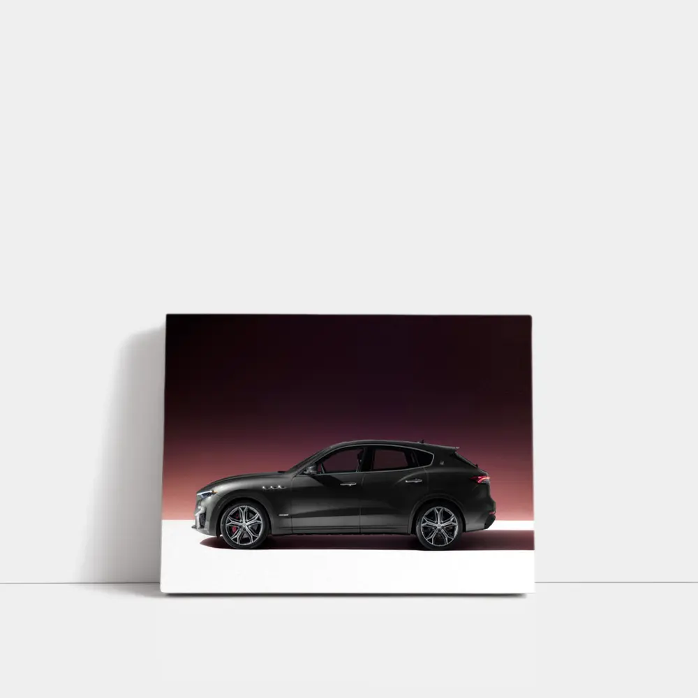 Maserati Levante Dark Gray Studio Profile – Wall Art