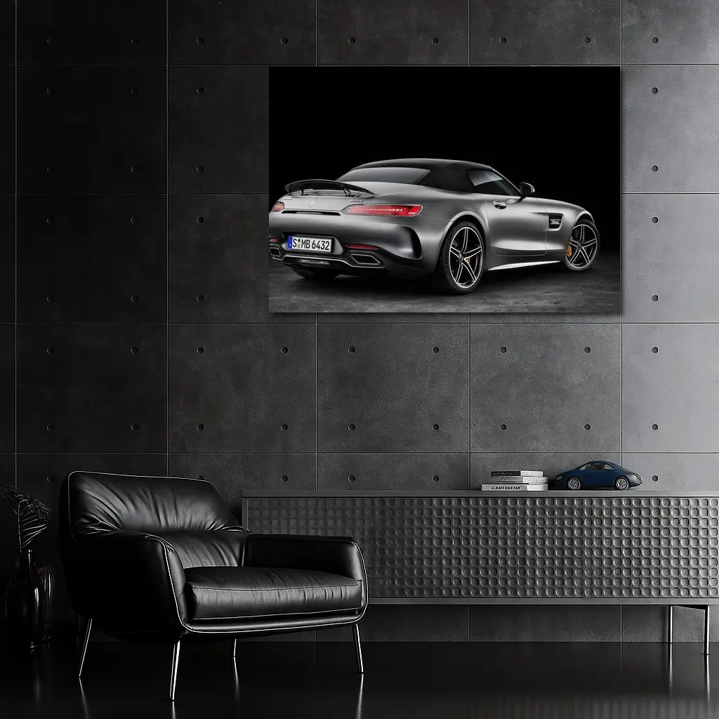 Mercedes AMG GT Roadster Dark Studio – Wall Art