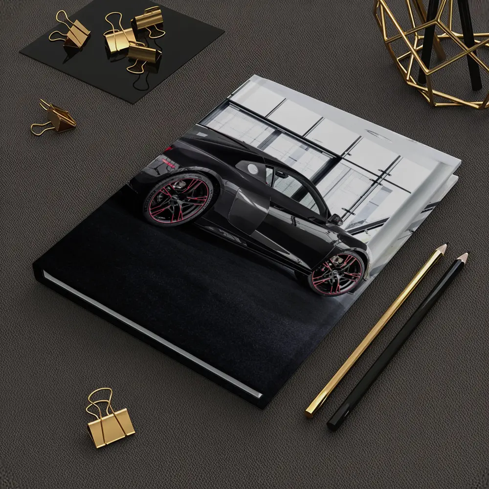 Audi R8 Black Coupe Indoor Showroom – Notebooks