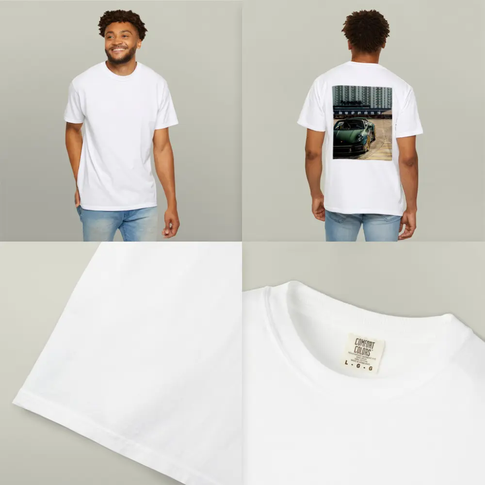 Porsche 911 Green City Waterfront Parking – T-Shirts