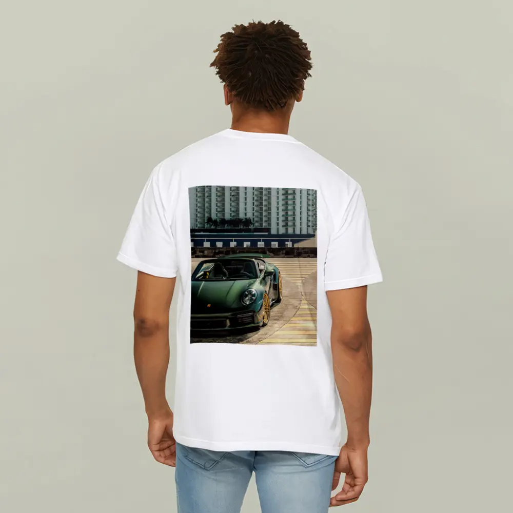 Porsche 911 Green City Waterfront Parking – T-Shirts