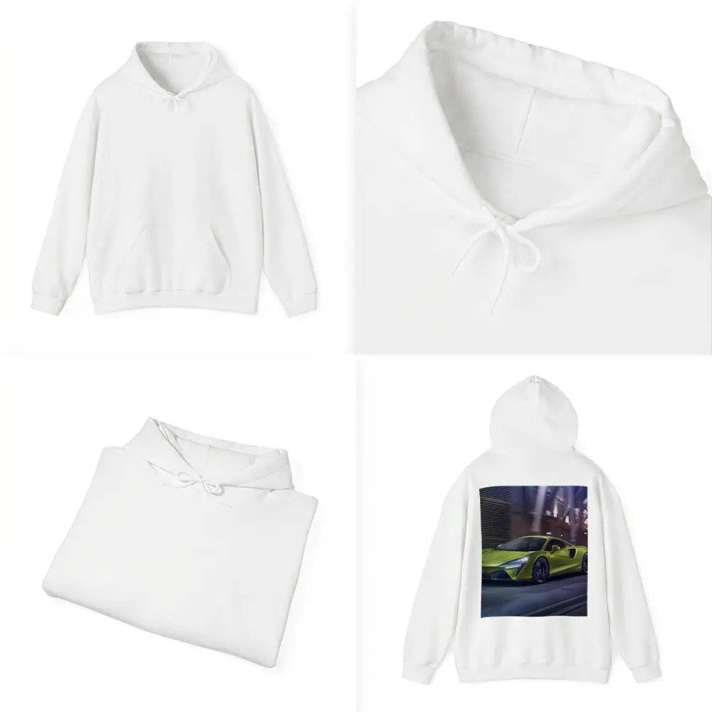 McLaren Artura Green Supercar City Night – Hoodies