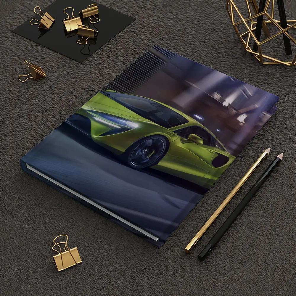 McLaren Artura Green Supercar City Night – Notebooks