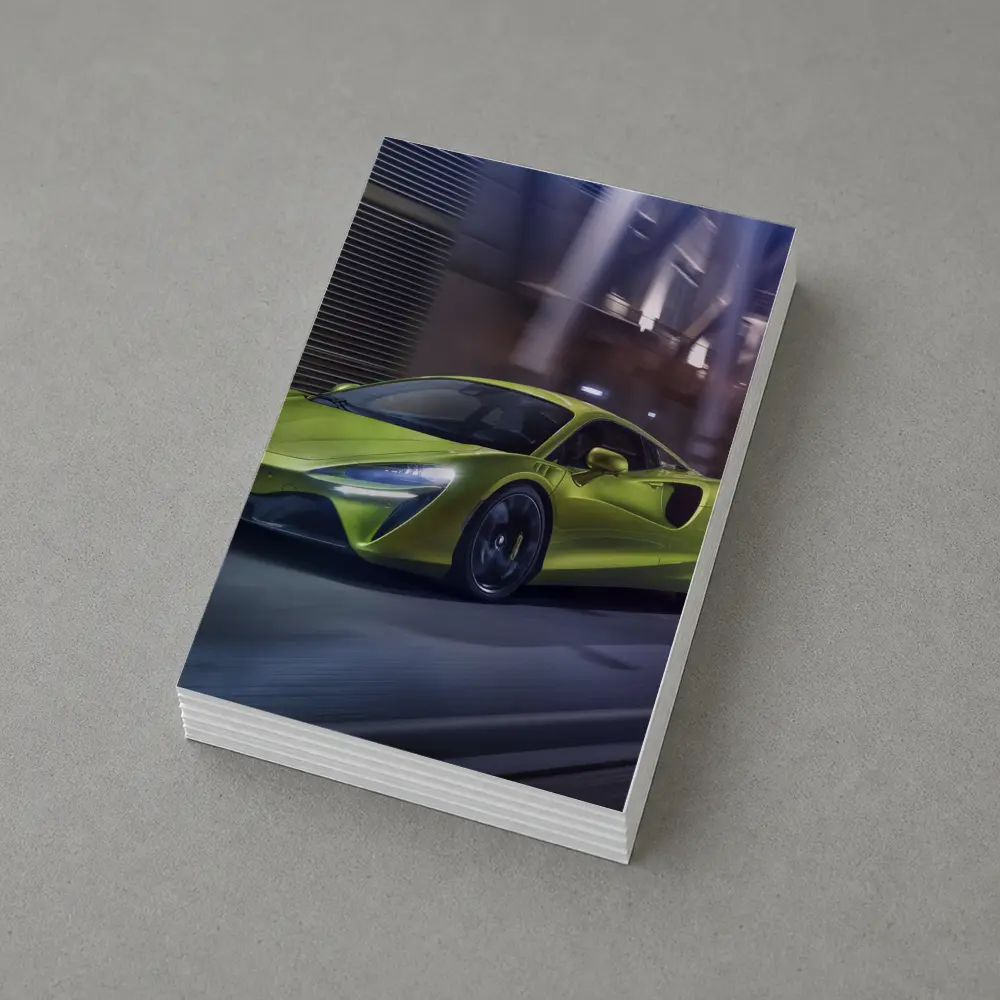 McLaren Artura Green Supercar City Night – Postcards