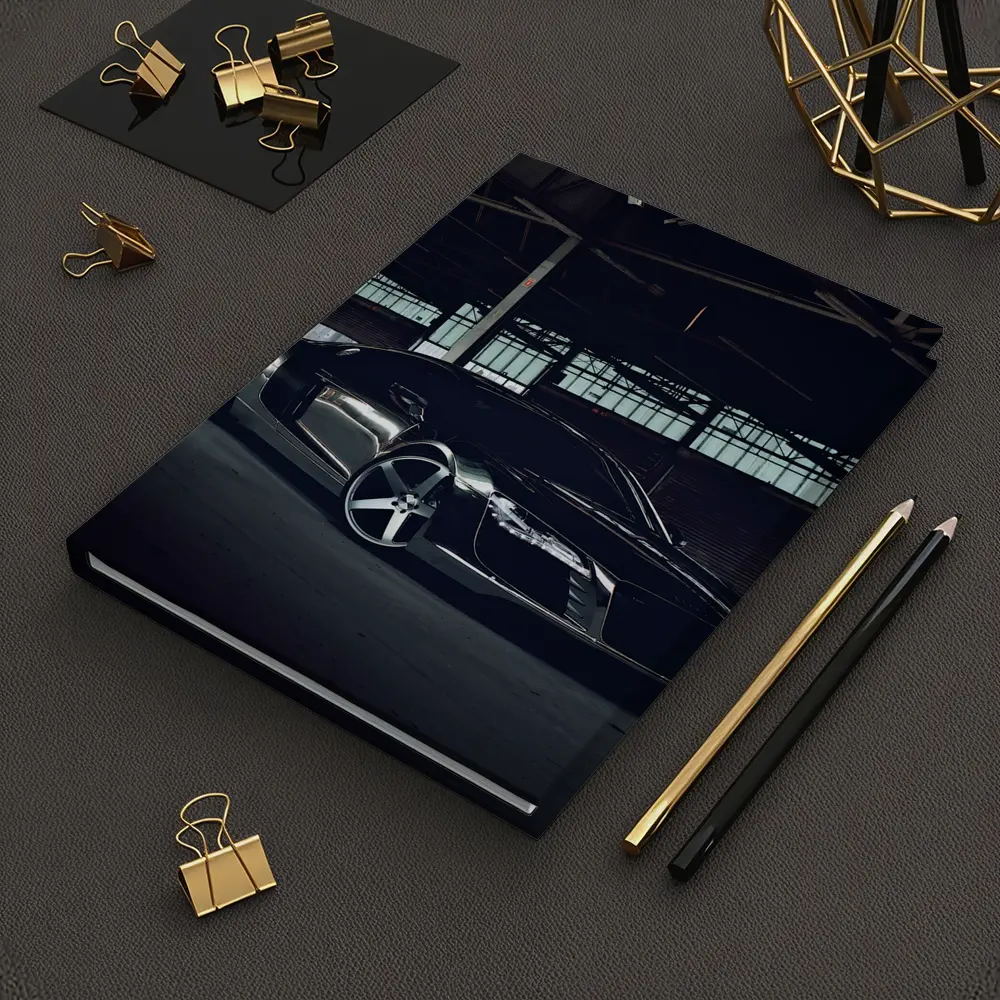 Audi R8 Black Supercar Dark Warehouse – Notebooks