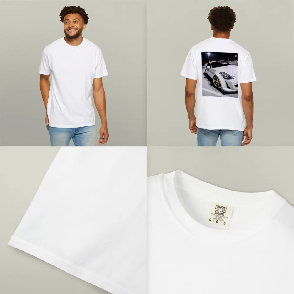 Nissan 350Z White Modified Night Parking Lot – T-Shirts