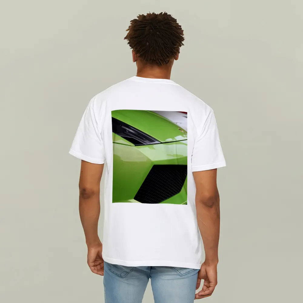 Lamborghini Gallardo Green Front Close Up – T-Shirts