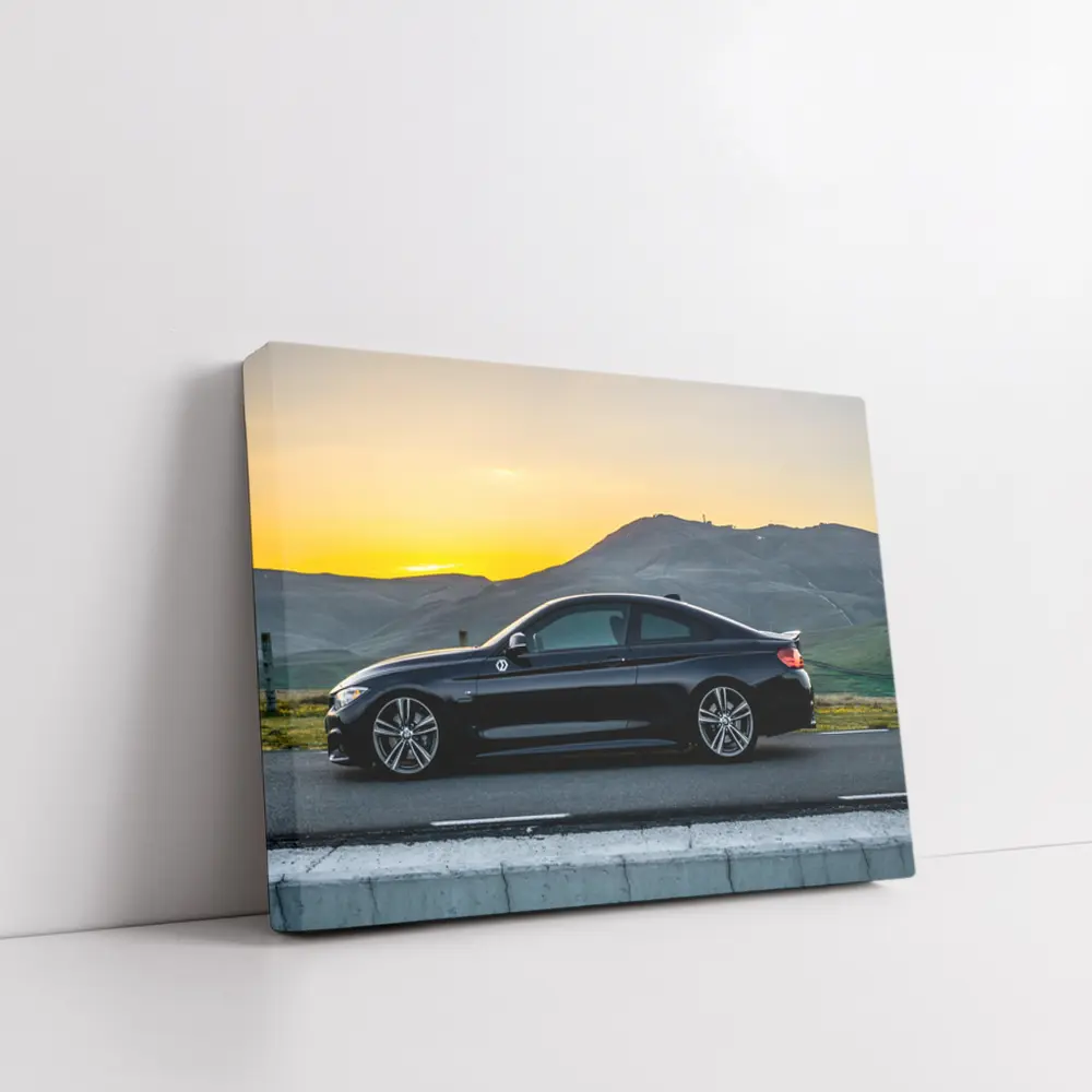 BMW 4 Series Black Coupe Sunset Hills – Wall Art