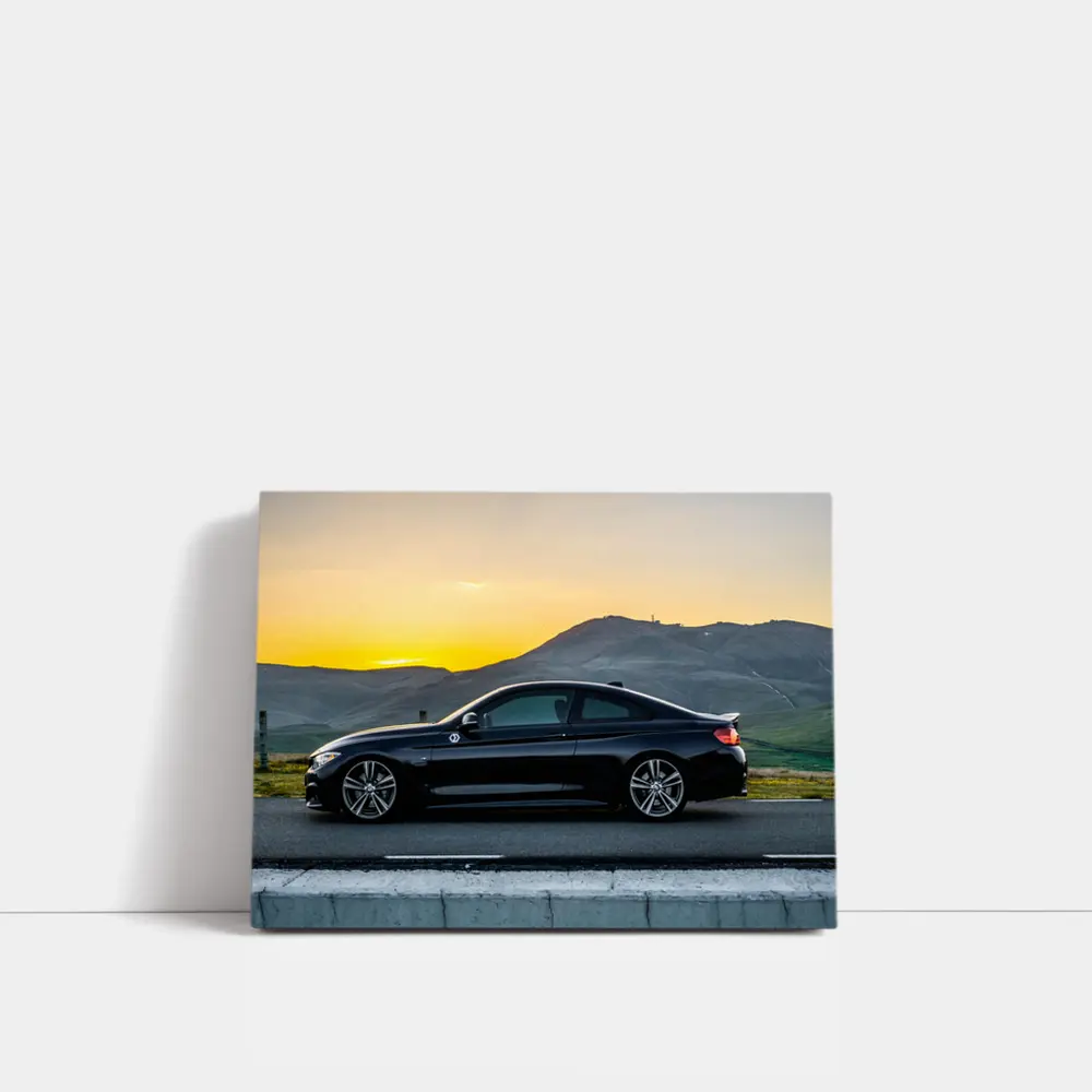 BMW 4 Series Black Coupe Sunset Hills – Wall Art