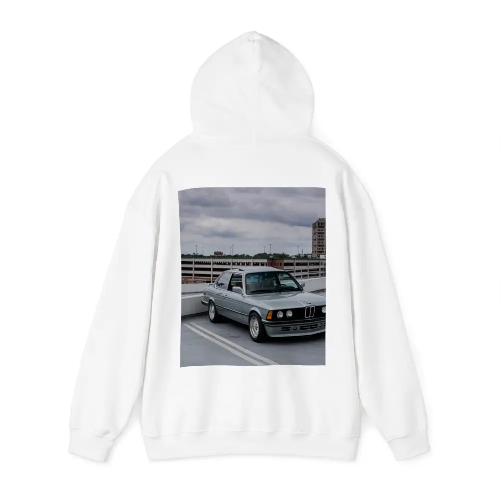 BMW E21 3 Series Rooftop Parking Gray – Hoodies