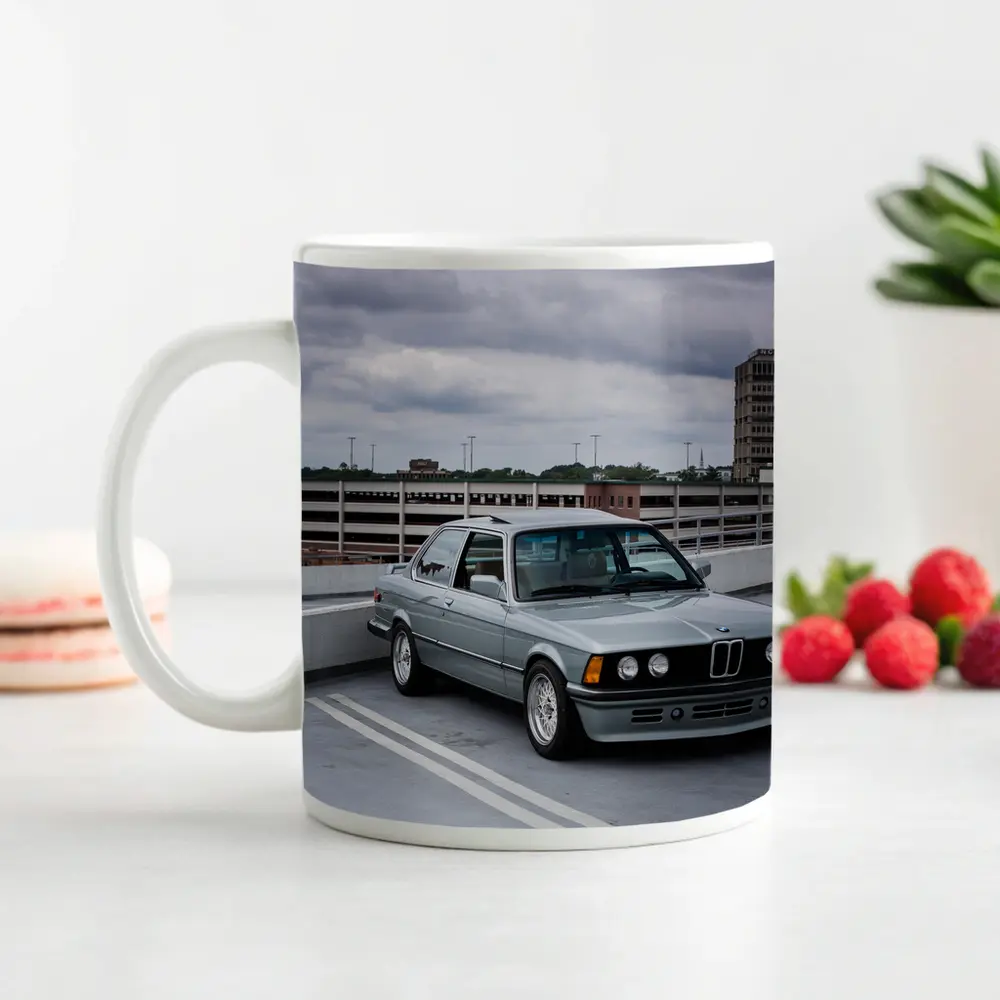 BMW E21 3 Series Rooftop Parking Gray – Mugs