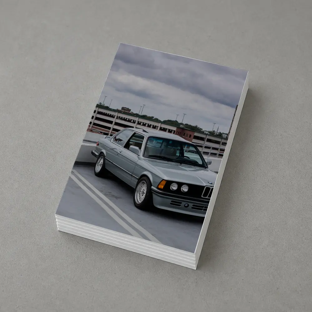 BMW E21 3 Series Rooftop Parking Gray – Postcards