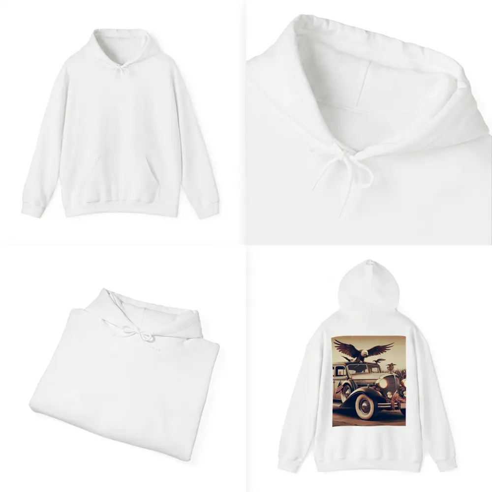 Chrysler Classic Car Bald Eagle American – Hoodies