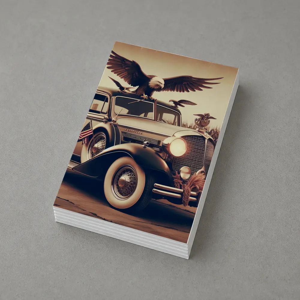 Chrysler Classic Car Bald Eagle American – Postcards
