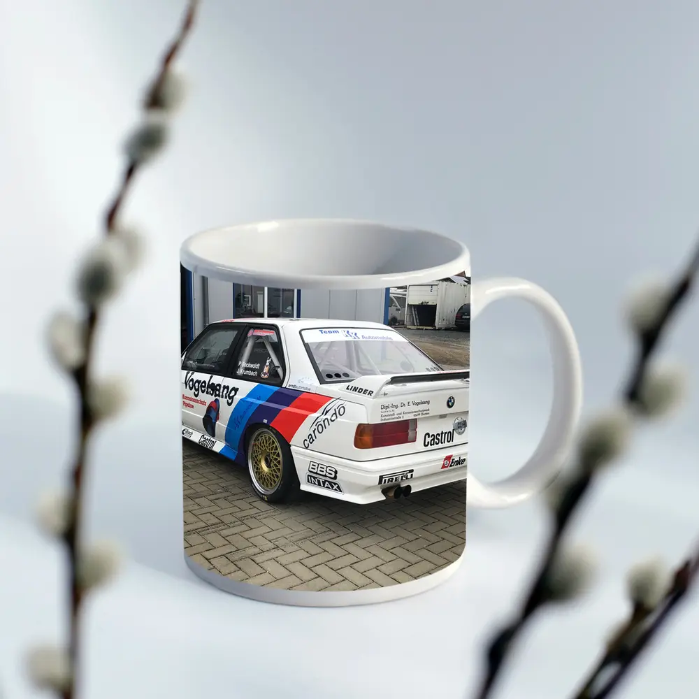 BMW M3 E30 Race Car Livery – Mugs