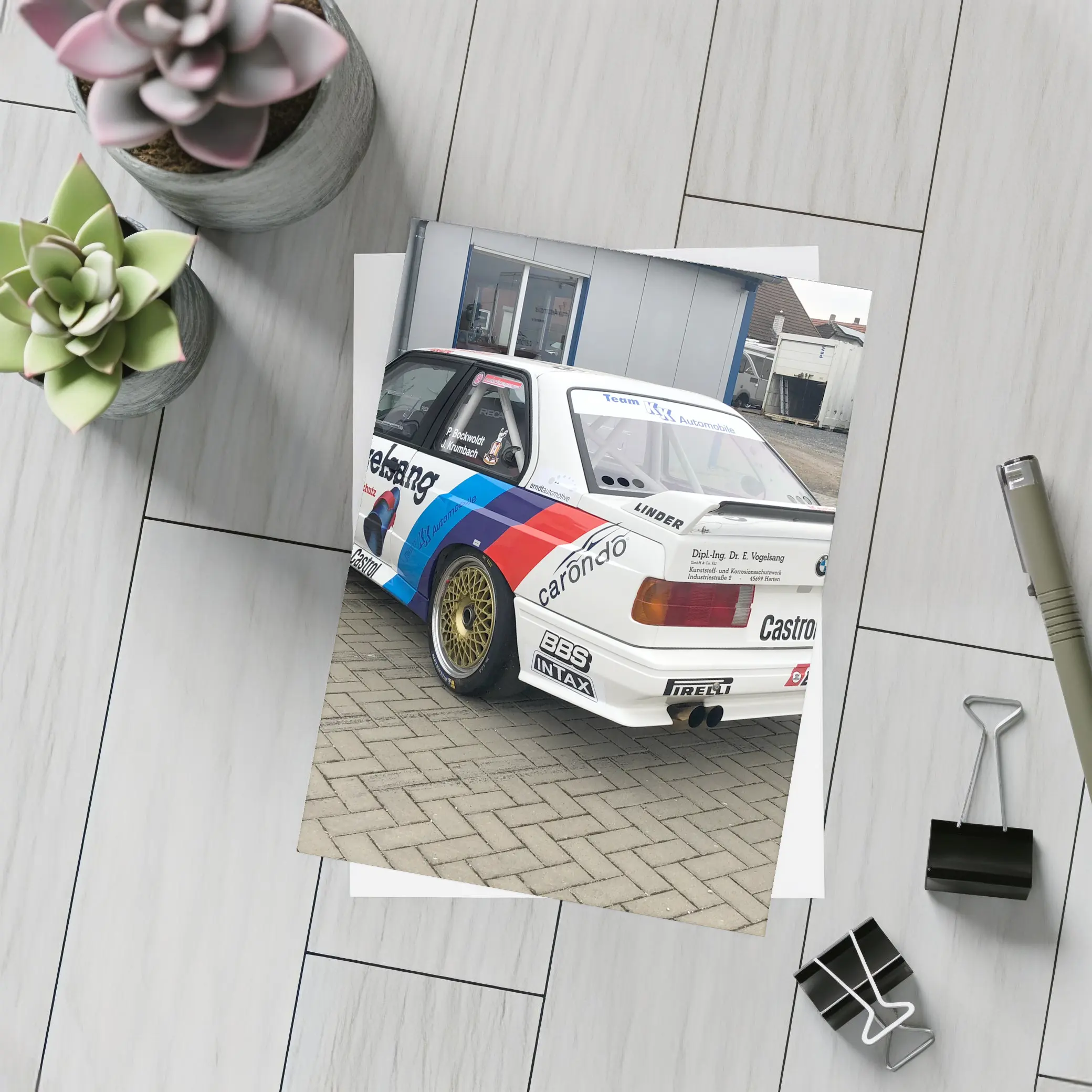 BMW M3 E30 Race Car Livery – Postcards