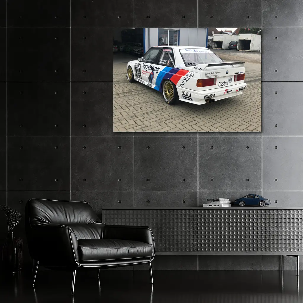 BMW M3 E30 Race Car Livery – Wall Art