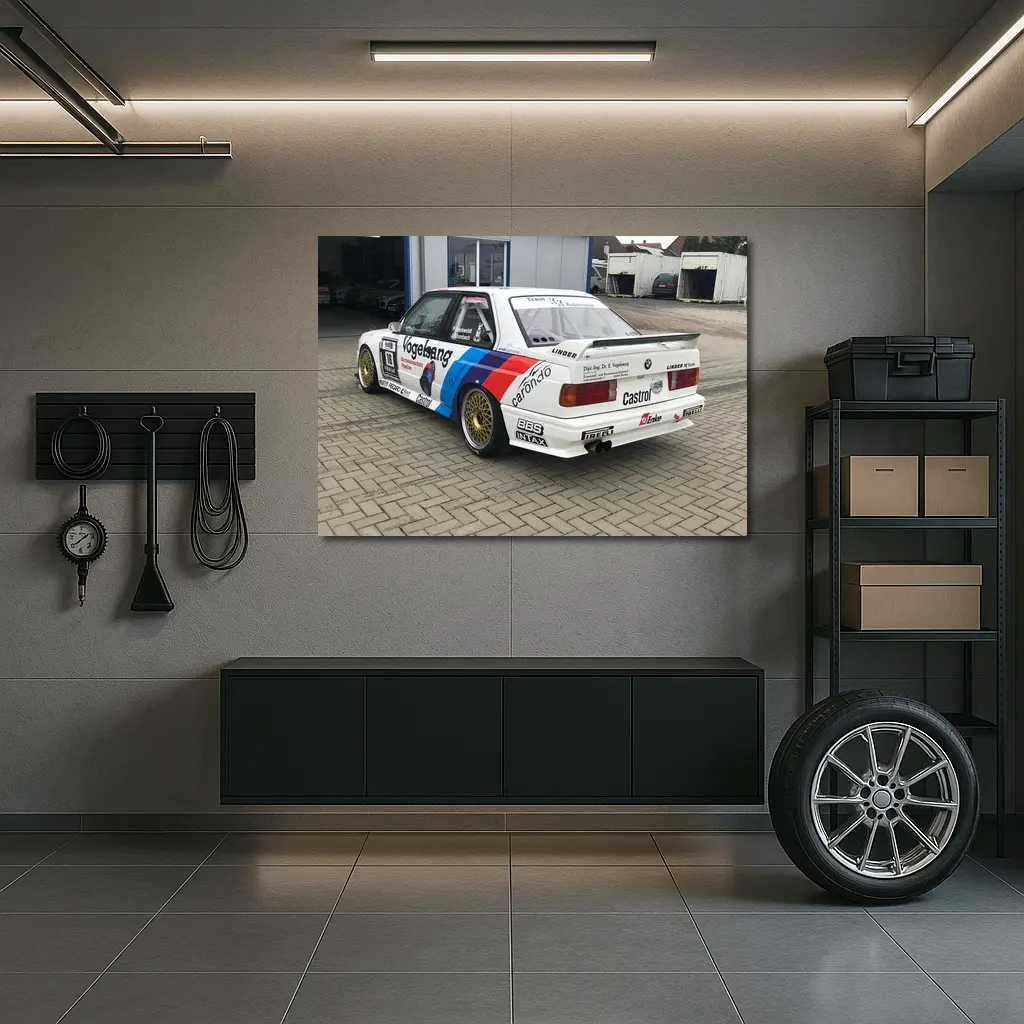 BMW M3 E30 Race Car Livery – Wall Art