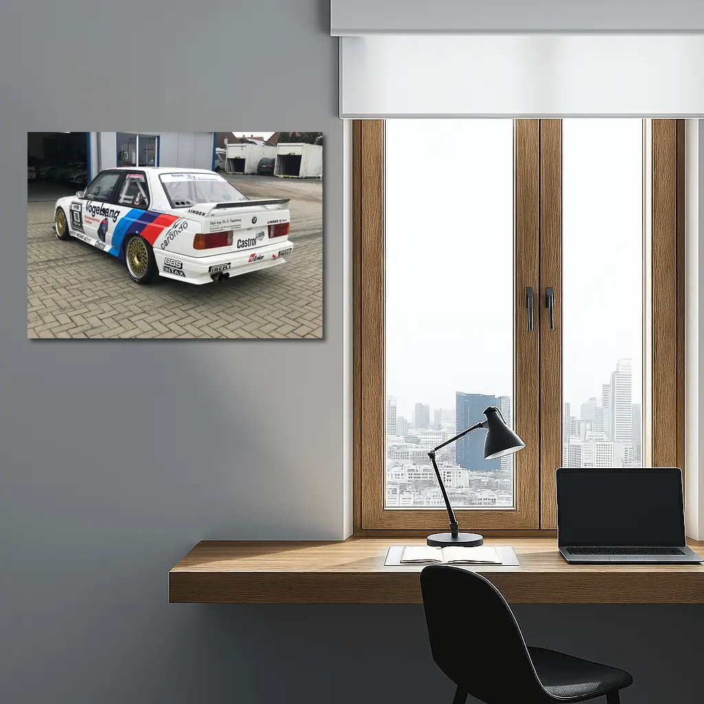 BMW M3 E30 Race Car Livery – Wall Art